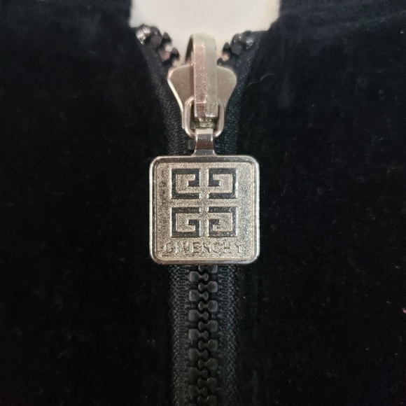 Givenchy Velvet and Silk Reversible Bomber Jacket with Colorblock and Embroidery - Picture 6 of 7